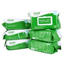 CW360 CLINELL DISFECTANT WIPES ( PACK OF 360 WIPES)